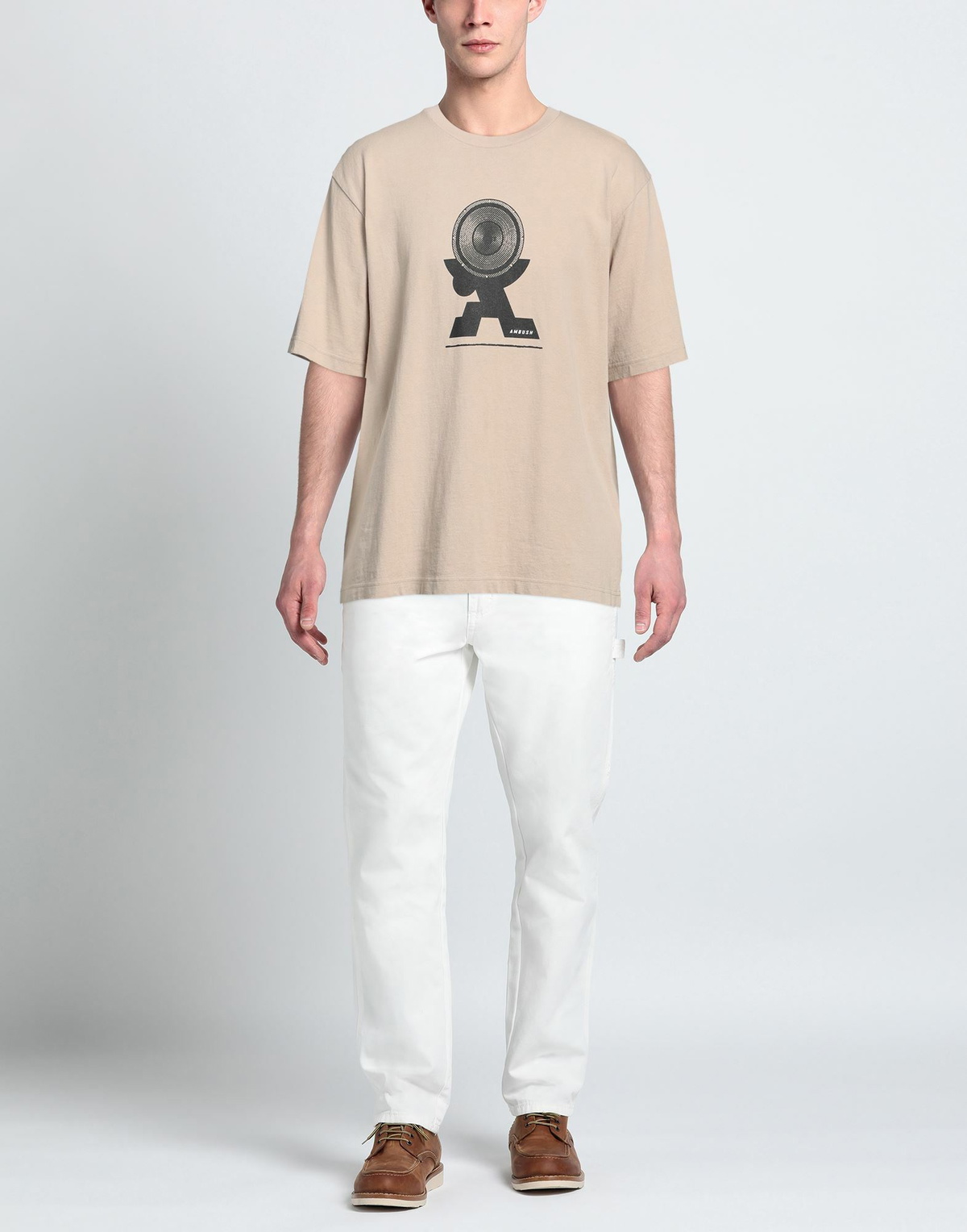 Ambush Mens T-shirt in Beige