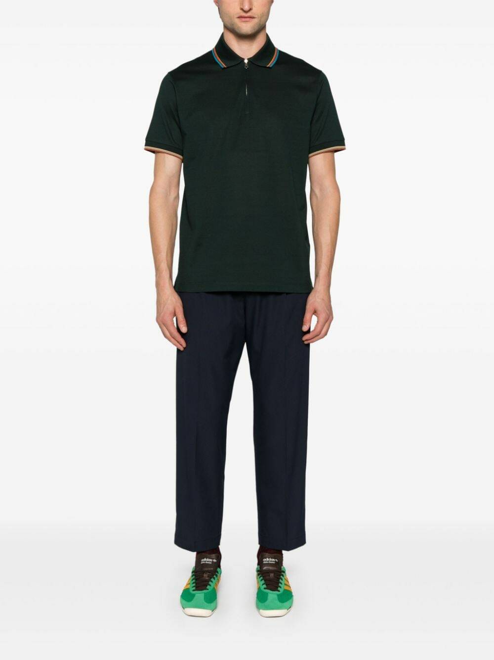 PAUL SMITH - Signature Stripe Cotton Polo Shirt