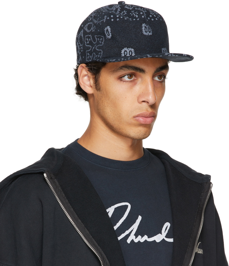 Rhude Black & White Rhepurposed Cap Rhude