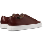 Paul Smith - Sotto Burnished-Leather Sneakers - Brown