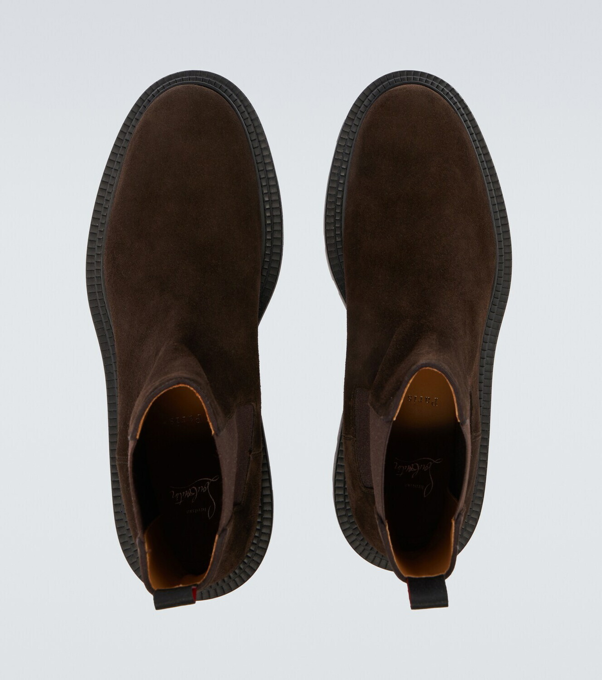Christian Louboutin Devon College suede Chelsea boots