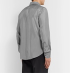 Brioni - Slim-Fit Silk Shirt - Gray