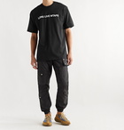 WTAPS - Logo-Print Cotton-Jersey T-Shirt - Black