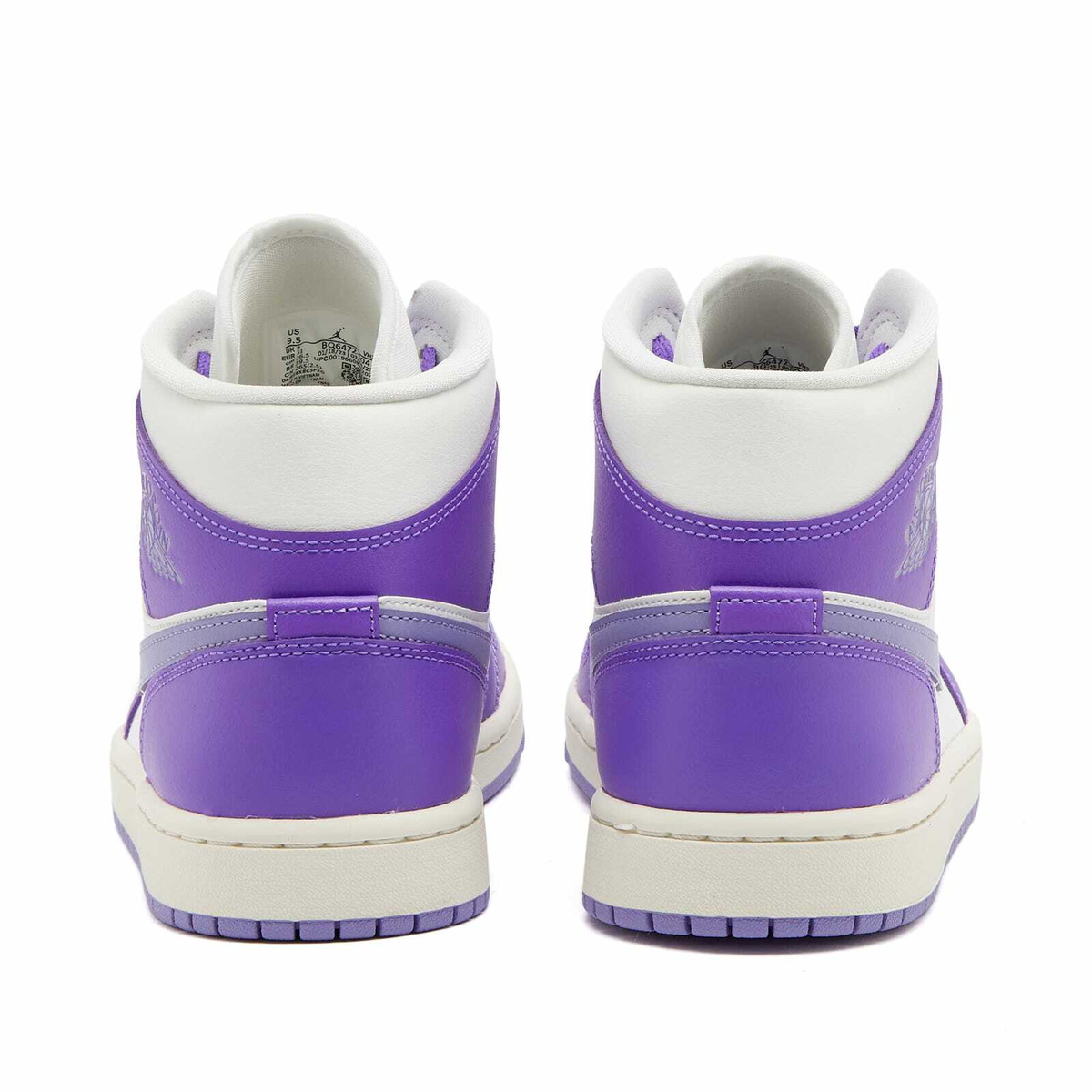 Air Jordan Women's 1 Mid W Sneakers in Action Grape/Purple