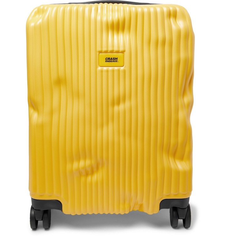 Photo: Crash Baggage - Stripe Cabin Polycarbonate Suitcase - Yellow
