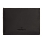 Valentino Black and Multicolor Valentino Garavani VLTN Card Holder