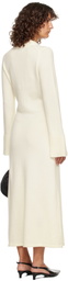 Loulou de Saison Off-White Ari Knit Maxi Dress