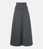 Extreme Cashmere N°388 Ease cashmere-blend maxi skirt