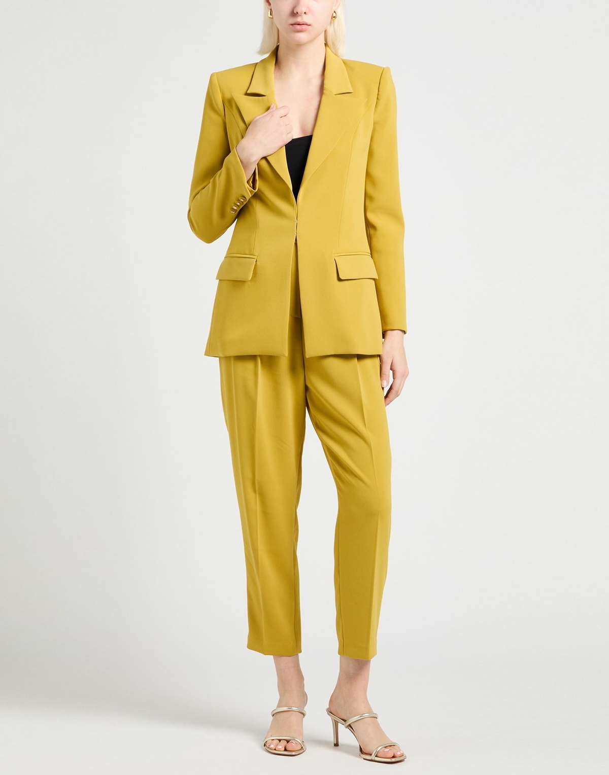 Elisabetta Franchi Womens Suit Mustard