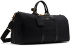 Moschino Black Logo Duffle Bag