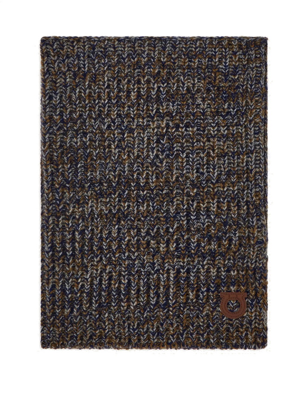 Photo: Ferragamo Mens Cowl scarf in Blue