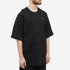 BYBORRE Men's Oversized Knitted T-Shirt in Black