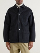 Drake's - Denim Chore Jacket - Black