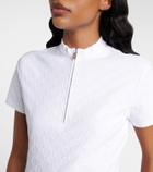 Gucci GG jersey jacquard half-zip top