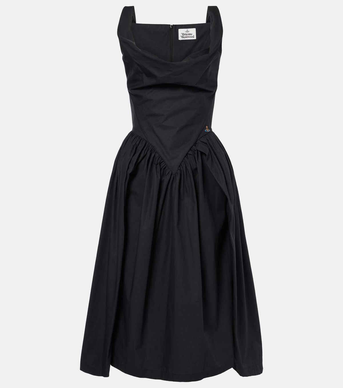 VIVIENNE WESTWOOD ワンピース Sunday cotton corset 1014749 Vivienne Westwood Sunday cotton corset midi dress Vivienne