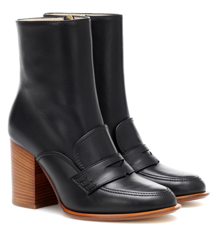 Photo: Loewe Leather loafer ankle boots