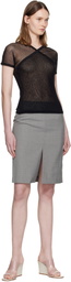 Paloma Wool Black Olimpia Mesh T-shirt