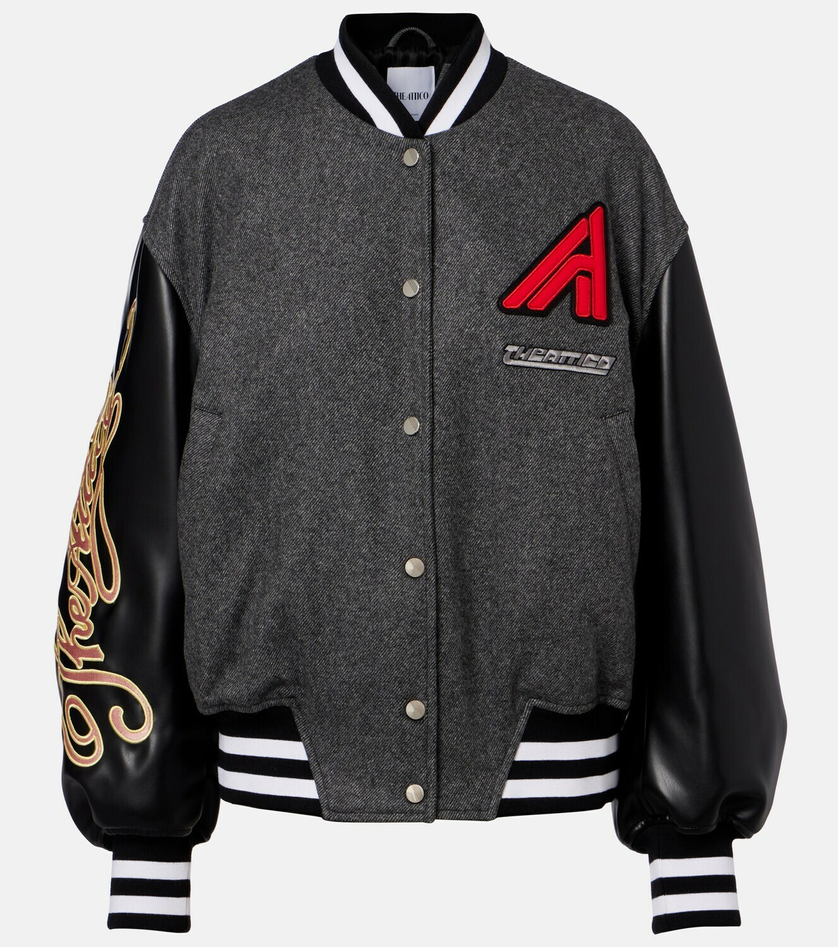 The Attico Wool-blend varsity jacket