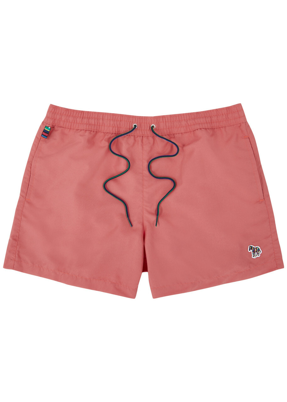 Paul Smith Zebra Logo Shell Swim Shorts Pink