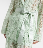 Dolce&Gabbana Belted lace blazer