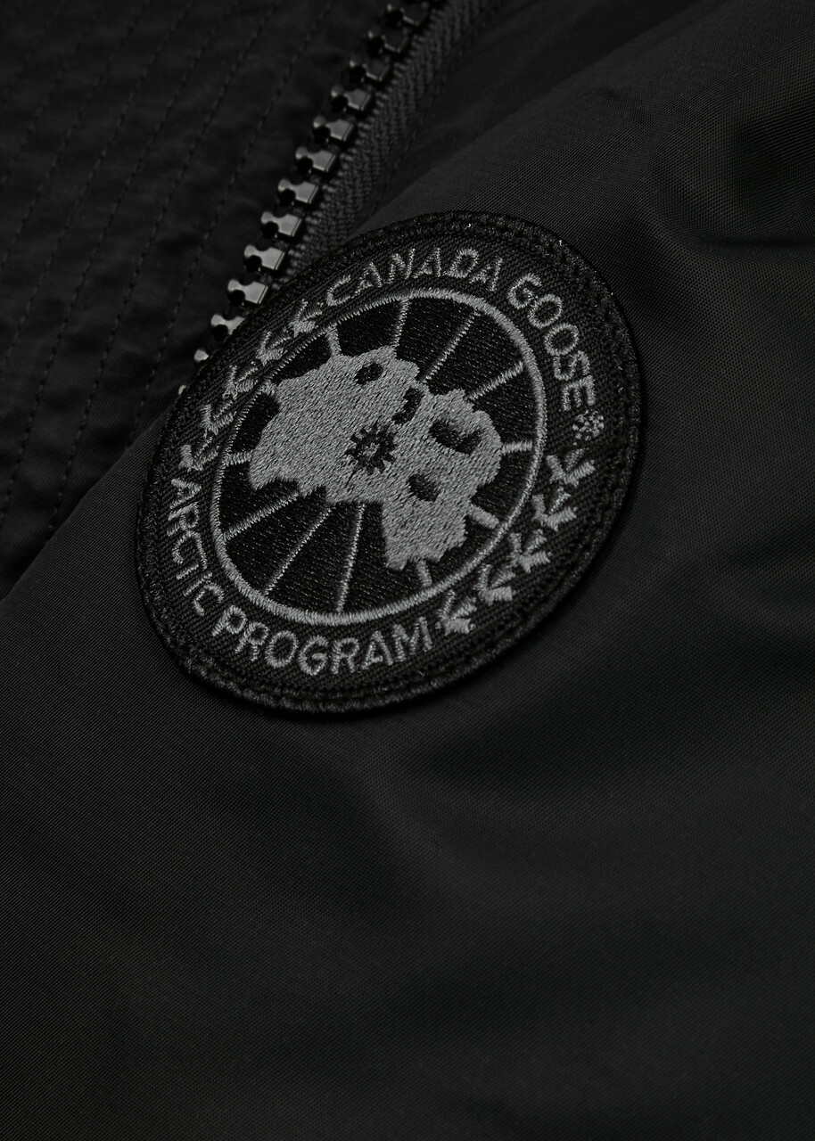 Canada Goose McKenna Belted Performance Satin Jacket Black