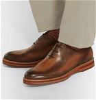 Berluti - Alessio Whole-Cut Leather Oxford Shoes - Brown