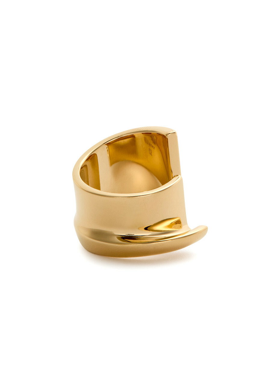 Jacquemus La Bague Nodi リング Jacquemus La Bague J Sculpted Ring Gold Jacquemus