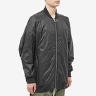 Rick Owens Men's Jumbo Peter Flight Jacket in Black