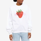 Fiorucci Women's Strawberry Crew Sweat in White