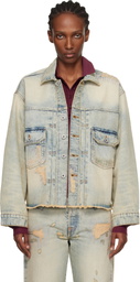 Kenzo Blue Kenzo Paris Denim Trucker Jacket