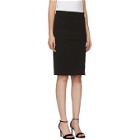 Versace Black Zip Mid-Length Skirt