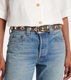 Khaite Benny studded leather belt