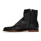 Loewe Black Loafer Boots
