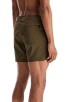TOM FORD high-waisted military green polyester swimsuit Green
