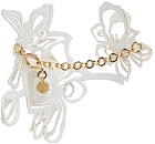 Y/Project Gold & White Orchid Bracelet
