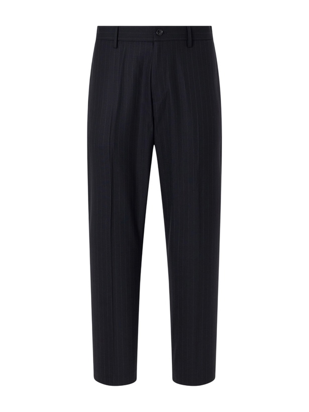 Photo: NN07 - Straight-Leg Wool-Blend Trousers - Blue