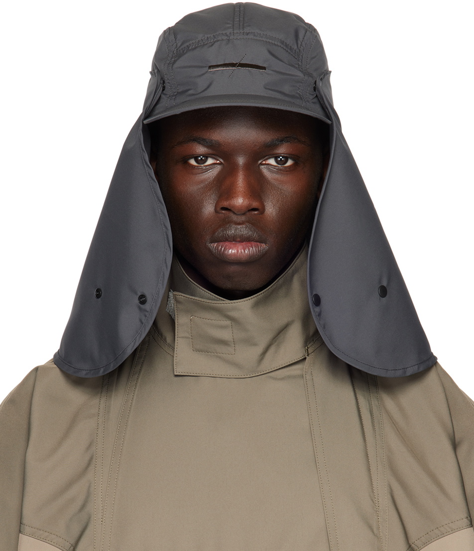 meanswhile Gray Feather Smooth Shade Cap