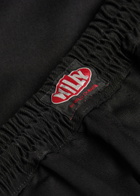 Willy Chavarria Orale Canvas Shorts Black