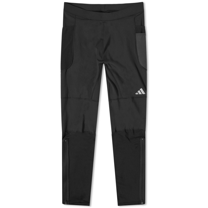 Photo: Adidas Running Men's Adidas Ultimate CTE Cld Tights in Black