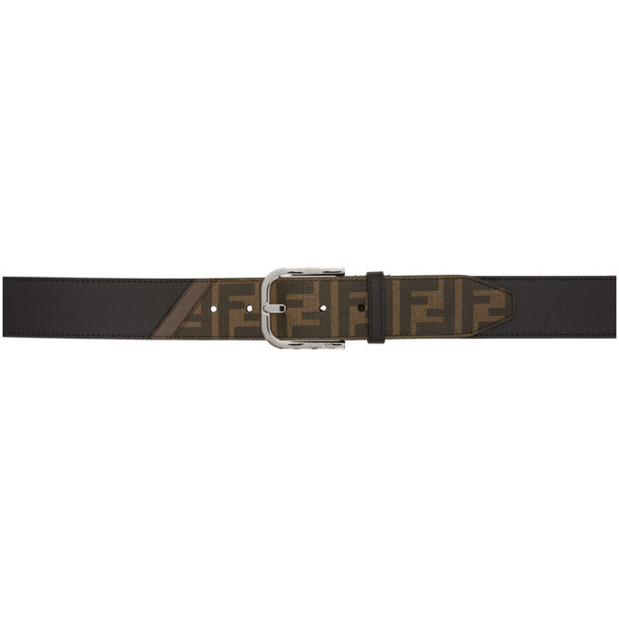 Photo: Fendi Black Forever Fendi Canvas Belt