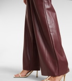 Deveaux New York - Savannah faux leather wide-leg pants