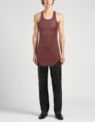 Rick Owens Mens Tank top Rust