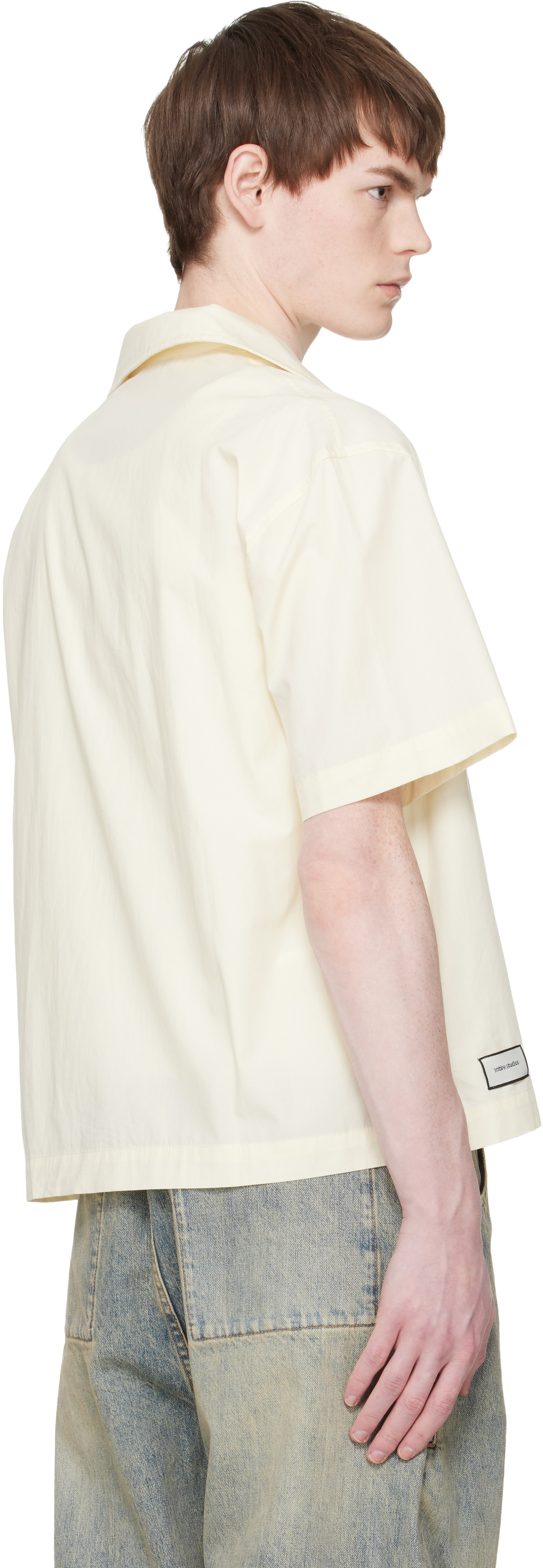 Entire Studios Off-White S/S Pajama Shirt