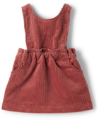 Chloé Baby Pink Paisley Print Blouse & Corduroy Dress Set