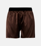 Tom Ford Silk-blend satin shorts