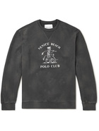 GENERAL ADMISSION - Printed Cotton-Jersey Sweatshirt - Black