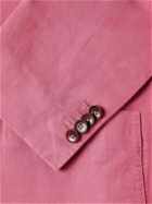 Sid Mashburn - Kincaid No 1 Unstructured Cotton and Linen-Blend Twill Blazer - Pink