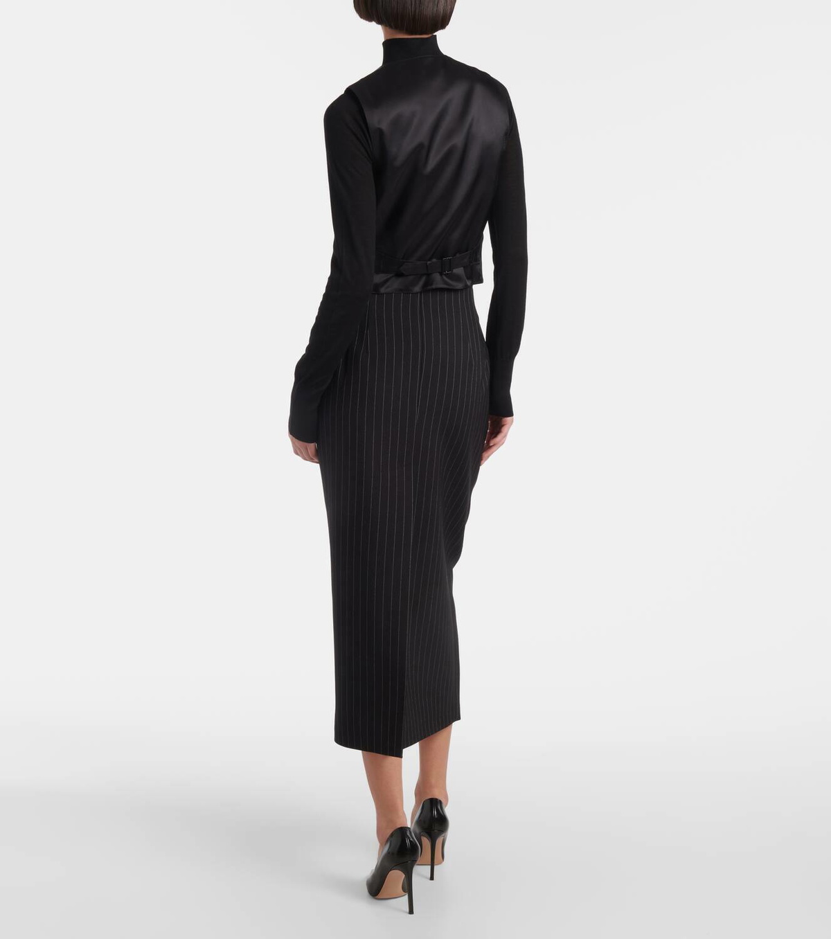 Wardrobe.NYC Pinstripe wool vest