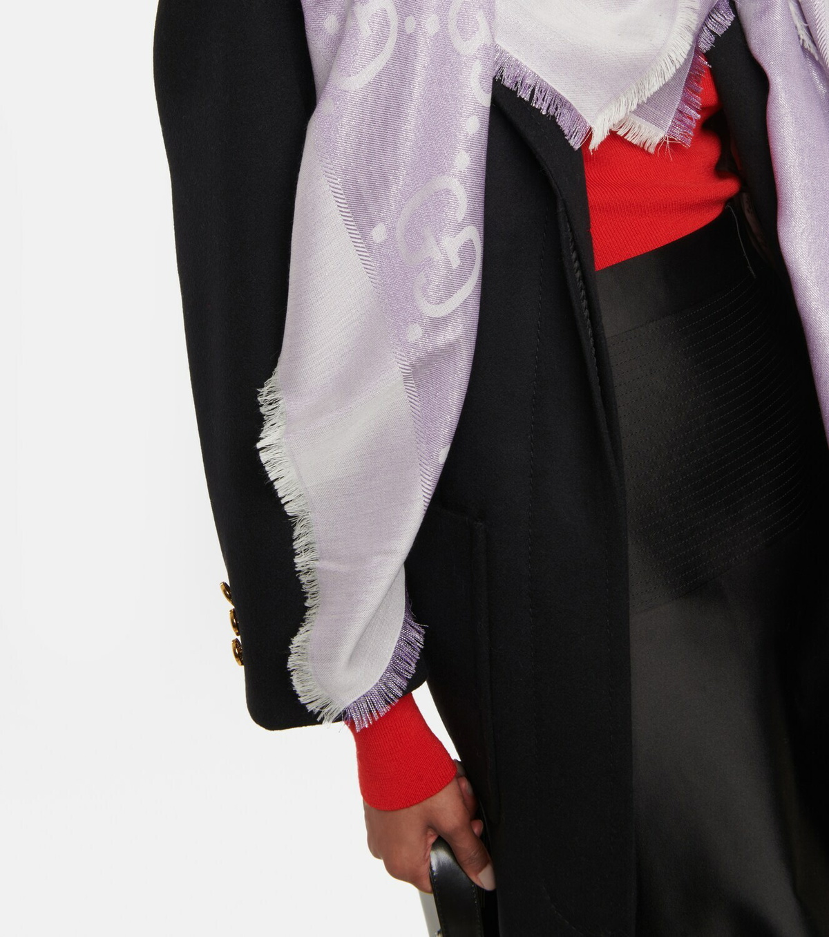 gucci gg jacquard shawl