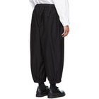 Yohji Yamamoto Black Tab Gather Trousers